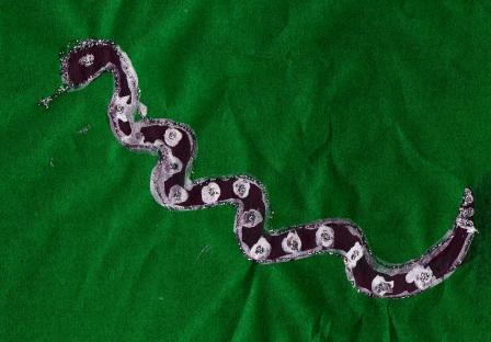 как рисовать змею