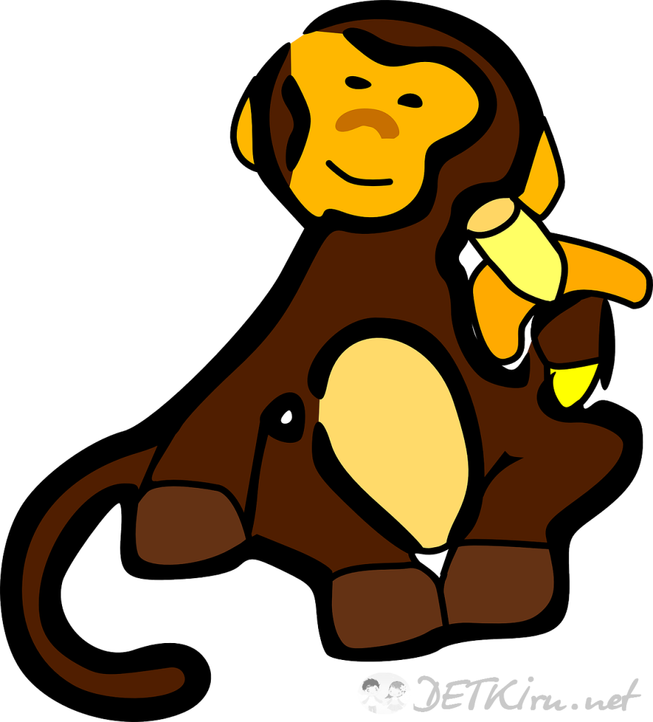 обезьяна картинки для детей 3