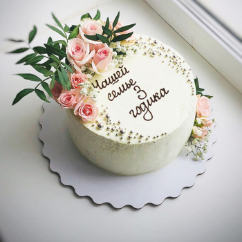 3 года совместной жизни - кожаная годовщина свадьбы: фото-идеи торта 2
