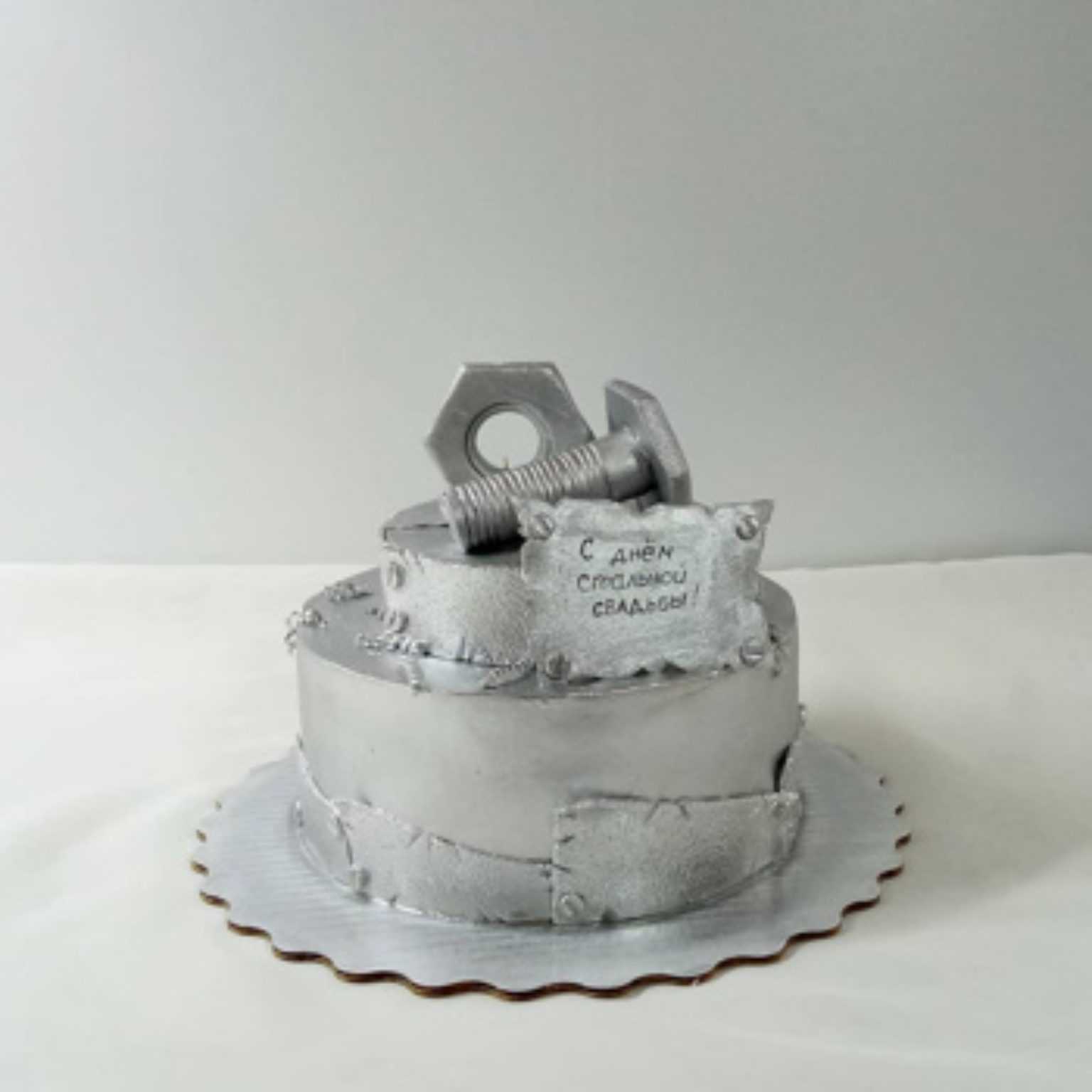 Идеи торта на стальную свадьбу