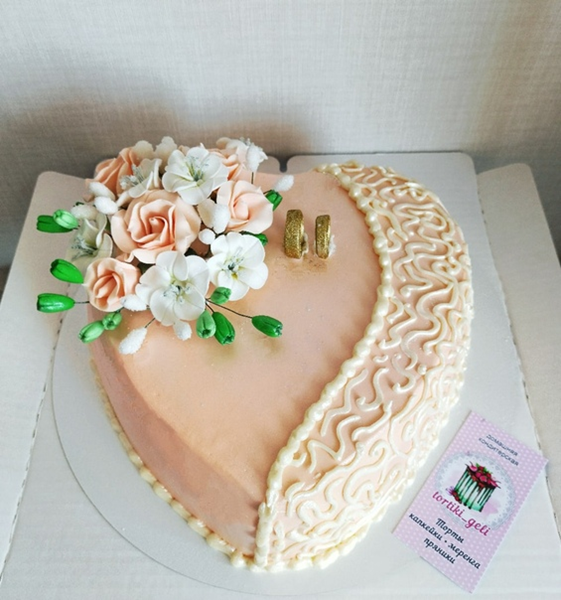 Торт на муслиновую свадьбу 3