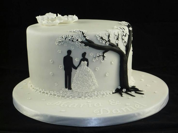 торт на опаловую свадьбу 21 год брака 1