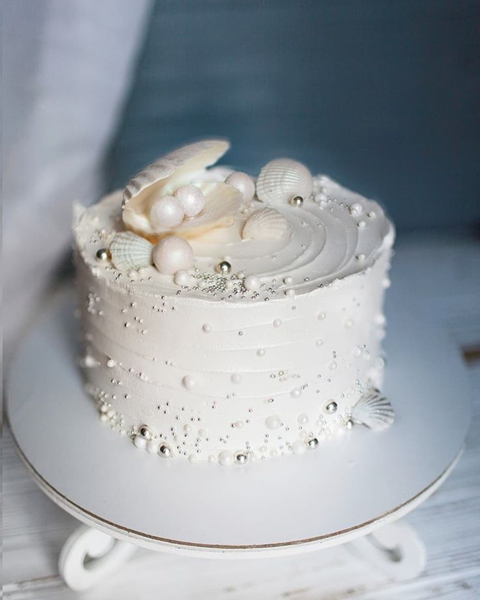 Торт на жемчужную свадьбу 2
