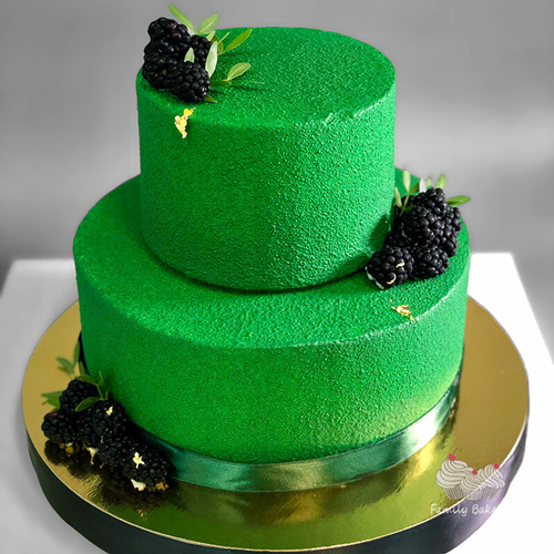 Торт на зеленую свадьбу 58 лет 1