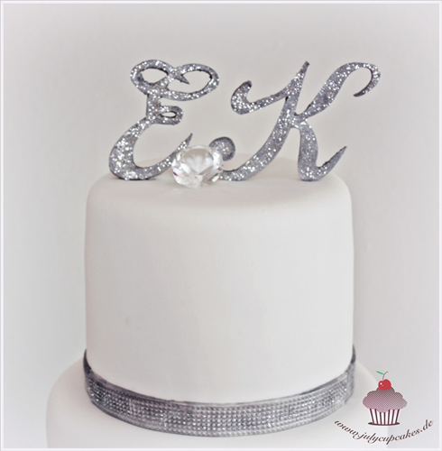 Торт на бриллиантовую свадьбу 60-летие брака 1