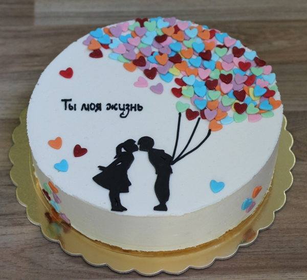 Торт на земляную свадьбу 41 год 1