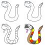 Как рисовать змею?